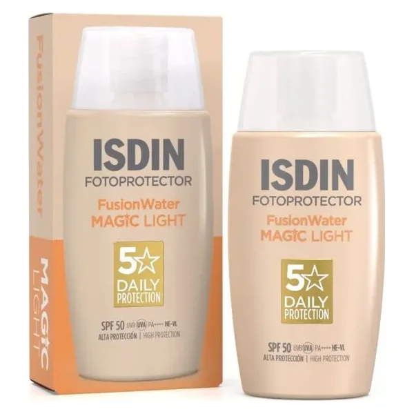 Fotoprotector Isdin Fusion Water Color Light Spf 50 X 50 Ml
