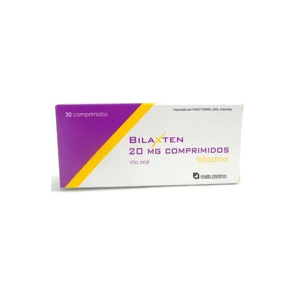 Bilaxten Bilastina 20 Mg Faes Farma Caja X 30 Comprimidos