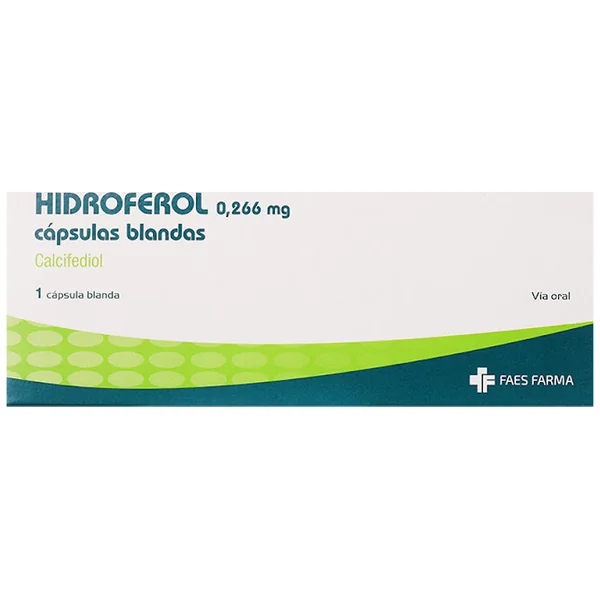 Hidroferol Calcifediol 0,266Mg Faes Farma X 1 Cápsula