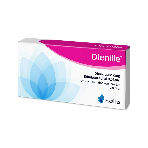 Dienille Dienogest + Etinilestradiol 2/0.03 Mg Exeltis Caja X 21 Comprimidos
