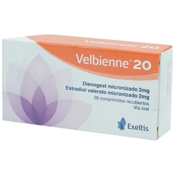 Velbienne 20 Tableta Recubierta Caja X 28