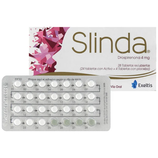 Slinda Drospirenona 4 Mg Exeltis Caja X 28 Tabletas