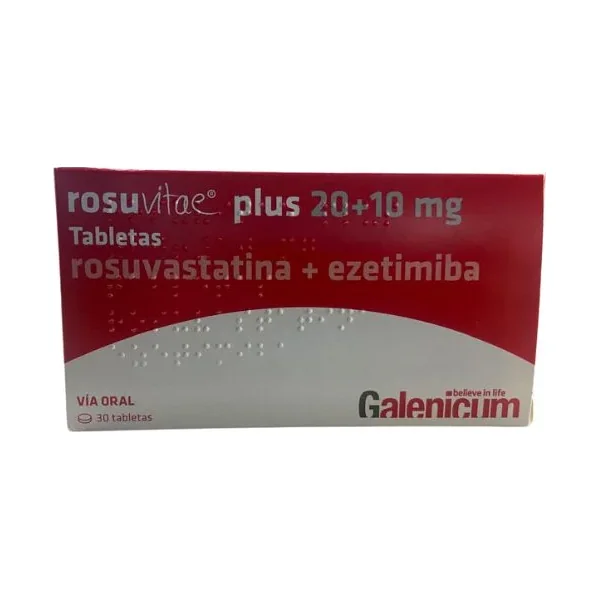 Rosuvitae Plus (10+20)Mg Tabletas Caja Por 30