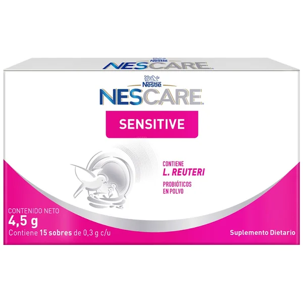 Nescare Sensitive L Reuteri Probióticos Nestle Caja X 15 Sobres