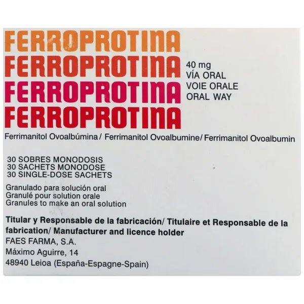Ferroprotina 40 MG ( Ferrimanitol Ovoalbumina)
