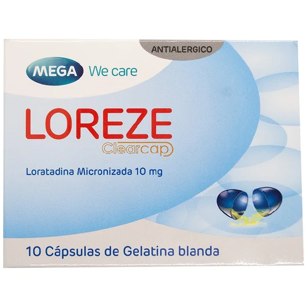 Loreze Loratadina 10 Mg X 10 Caps +++