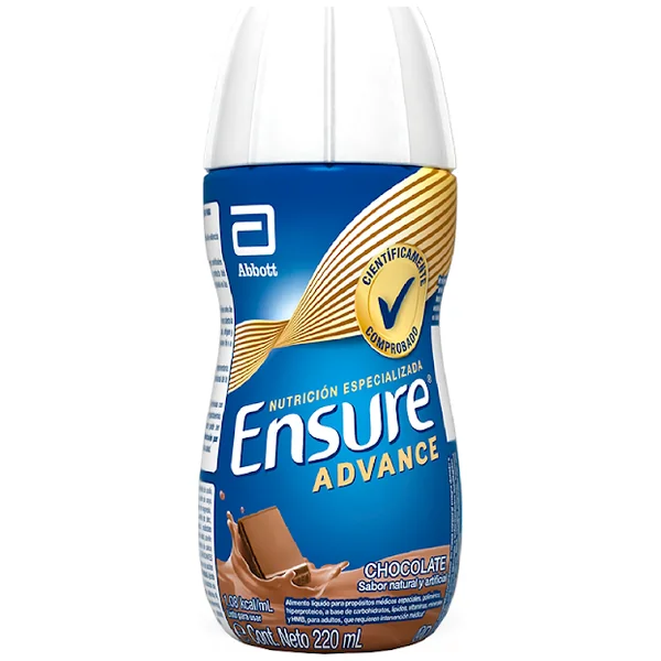 Ensure Advance Chocolate Con Proteina + HMB Líquido X 220 Ml