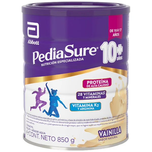 Pediasure 10+ Sabor Vainilla Lata X 850 Gr