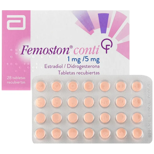 Femoston Conti Estradiol + Didrogesterona 1Mg/5mg Abbott Caja X 28 Tabletas