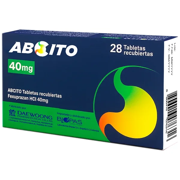 ABCITO 40 MG CAJA X 28 TABS