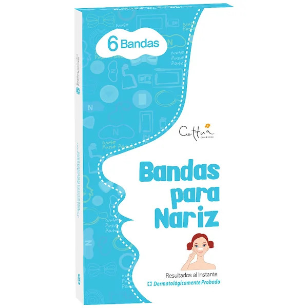 Bandas Cettua Para Nariz Limpia Y Suave X 6 Und