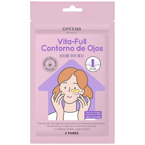 Parches Faciales Cettua   Contorno de ojos vita full pac x und