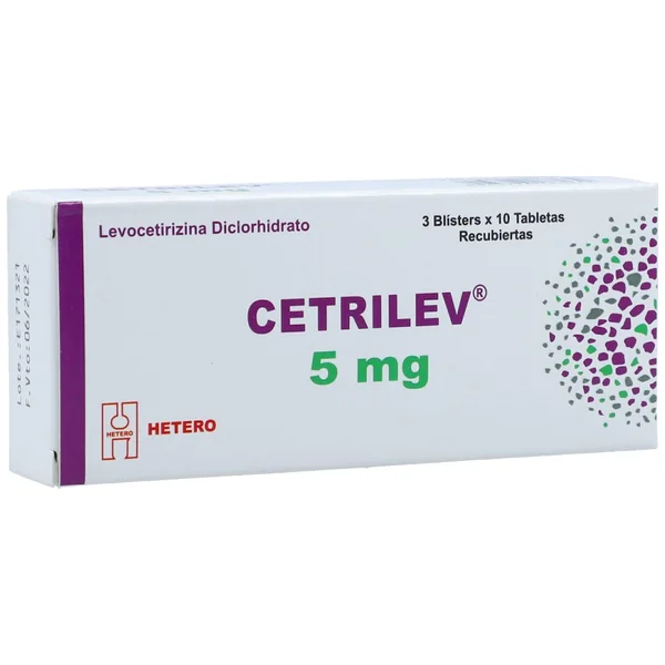 CETRILEV (LEVOCETIRIZINA) 5 MG 30 TABS