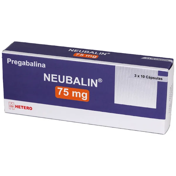 Neubalin Pregabalina 75Mg Caja X 30 Tabletas