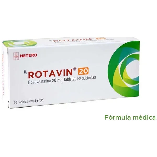 Rotavin 20Mg Tabletas Recubiertas Caja X 30