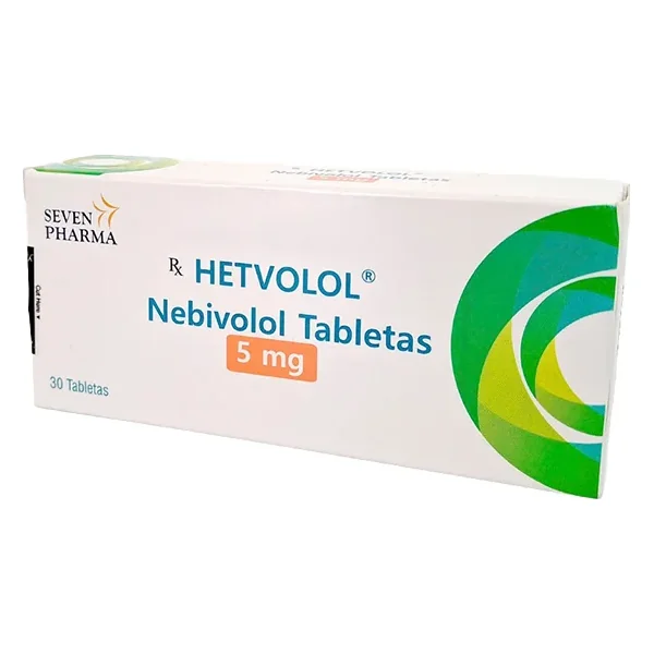 Hetvolol 5 MG Caja X 30 Tabs