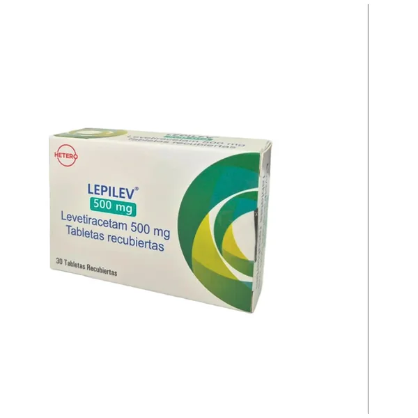 LEPILEV 500 MG CAJA X 30 TABS